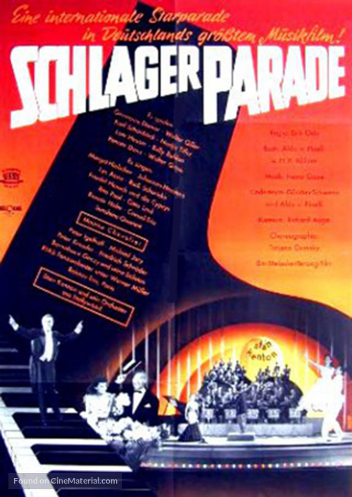 Schlagerparade - German Movie Poster