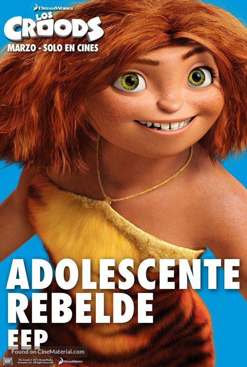 The Croods - Chilean Movie Poster