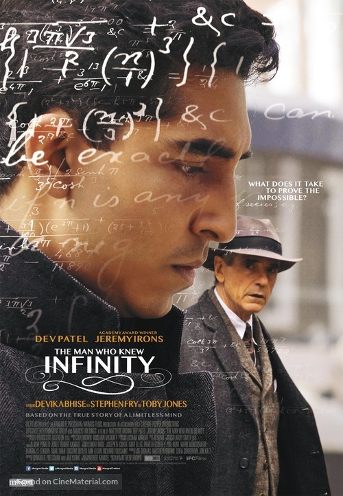The Man Who Knew Infinity - Canadian Movie Poster