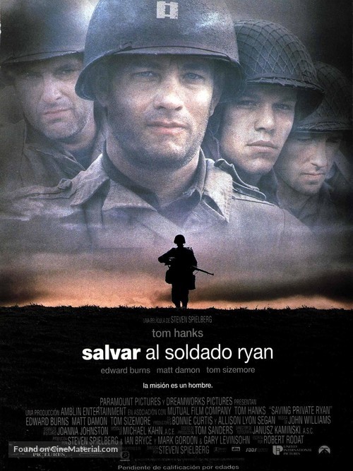 Saving Private Ryan - Spanish Movie Poster