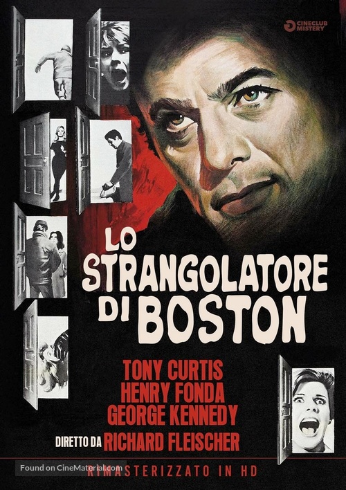 The Boston Strangler - Italian DVD movie cover