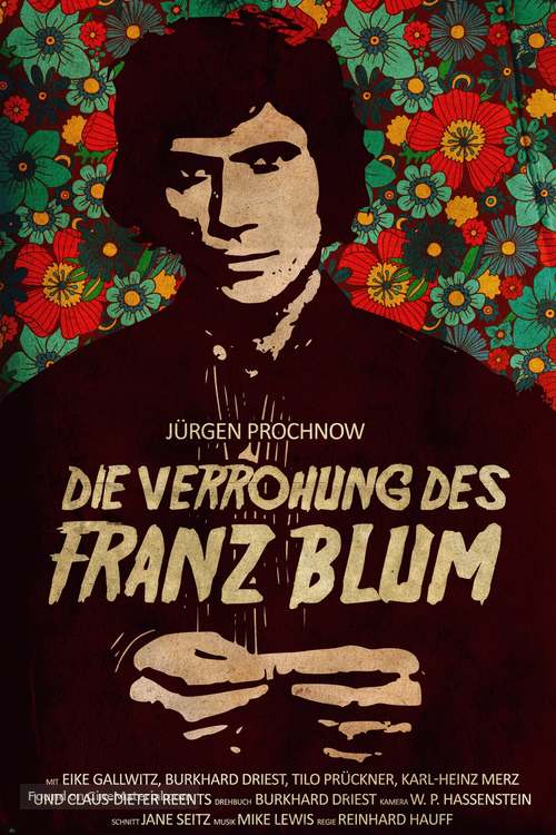 Die Verrohung des Franz Blum - German Movie Poster