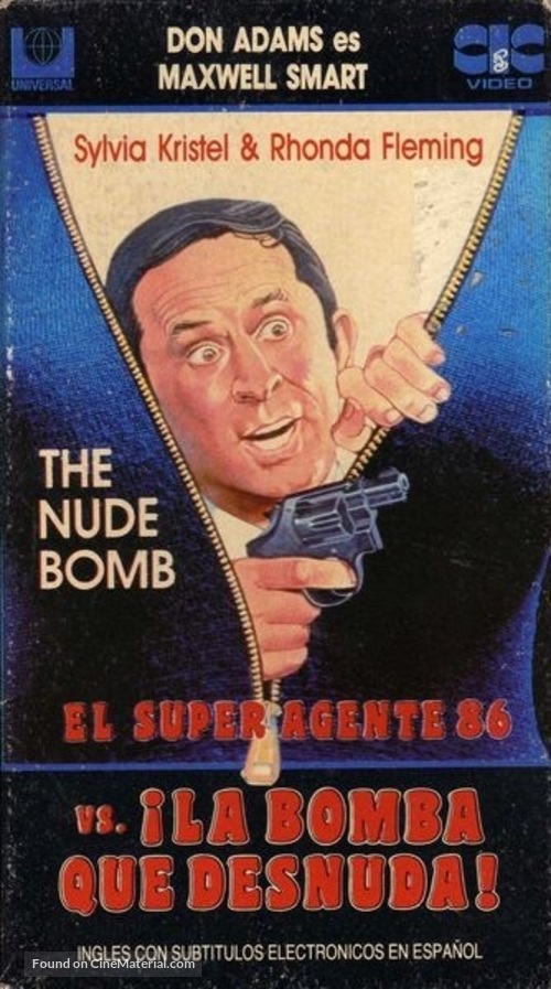 The Nude Bomb - Argentinian VHS movie cover