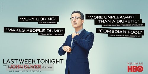 &quot;Last Week Tonight with John Oliver&quot; - Dutch Movie Poster