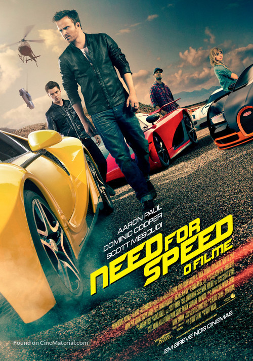 Need for Speed - Brazilian Movie Poster