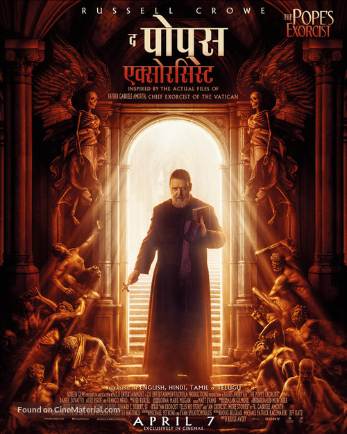 The Pope&#039;s Exorcist - Indian Movie Poster