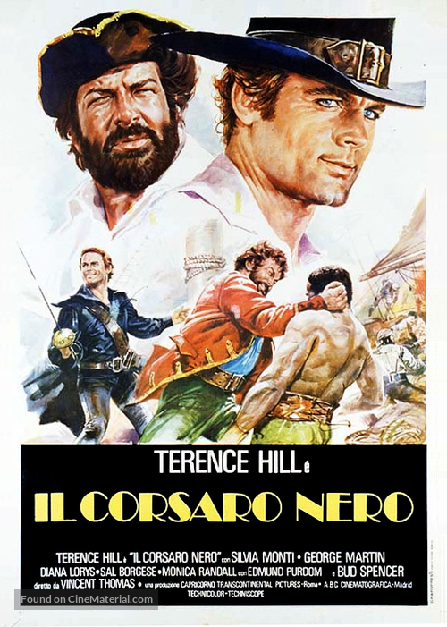 Il corsaro nero - Italian Movie Poster