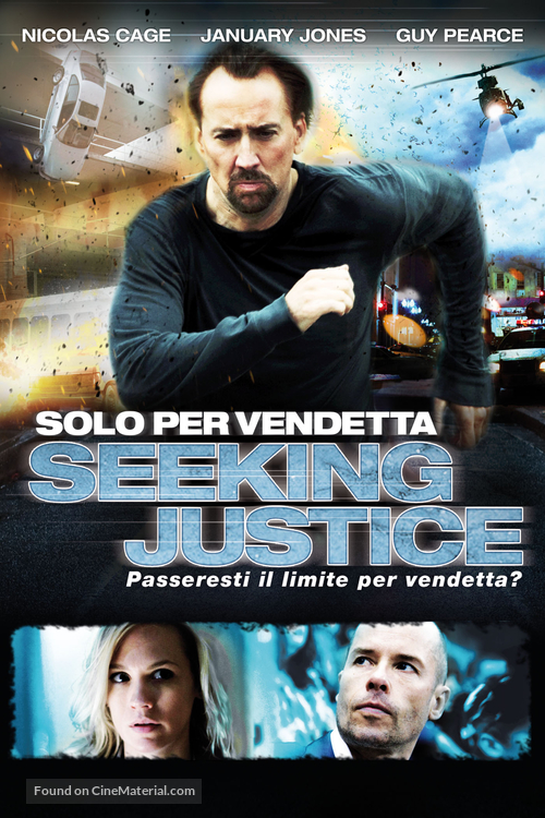 Seeking Justice - Italian DVD movie cover