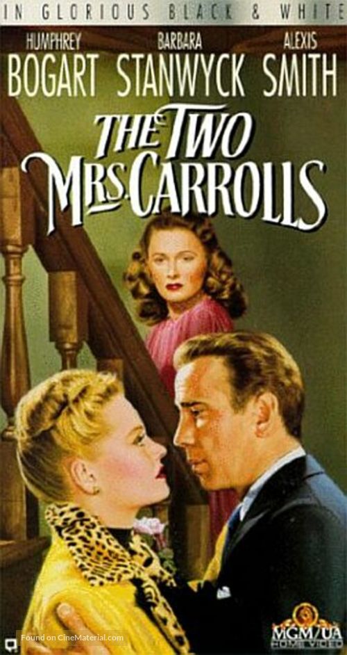The Two Mrs. Carrolls - VHS movie cover
