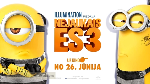 Despicable Me 3 - Latvian Movie Poster