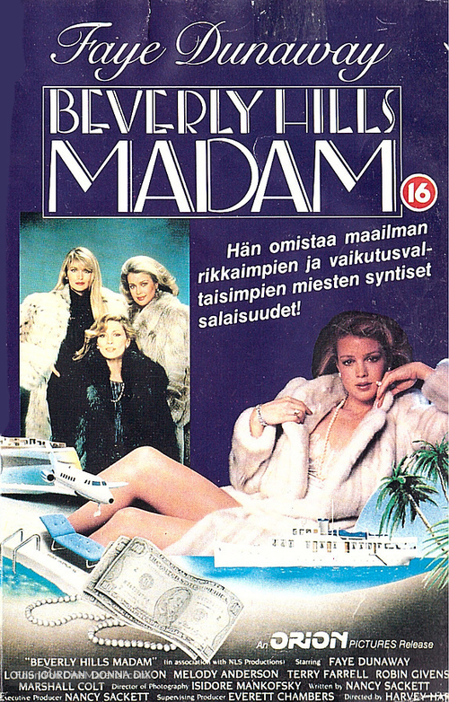 Beverly Hills Madam - Finnish VHS movie cover