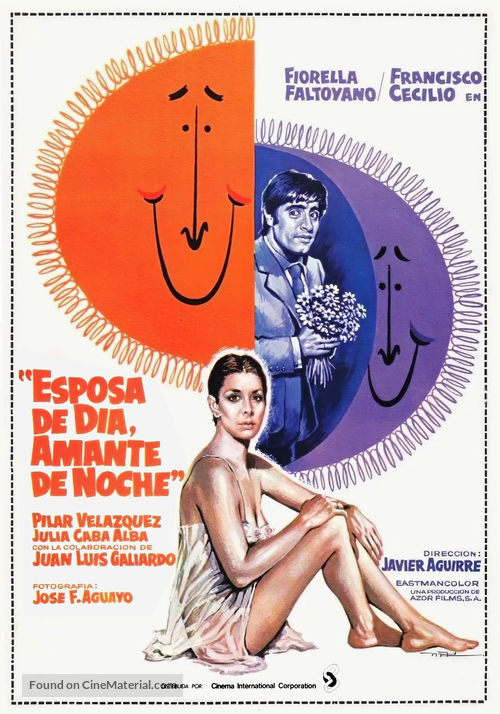 Esposa de d&iacute;a, amante de noche - Spanish Movie Poster