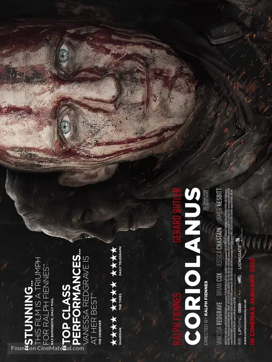 Coriolanus - British Movie Poster