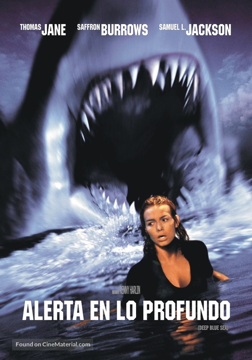 Deep Blue Sea - Argentinian DVD movie cover