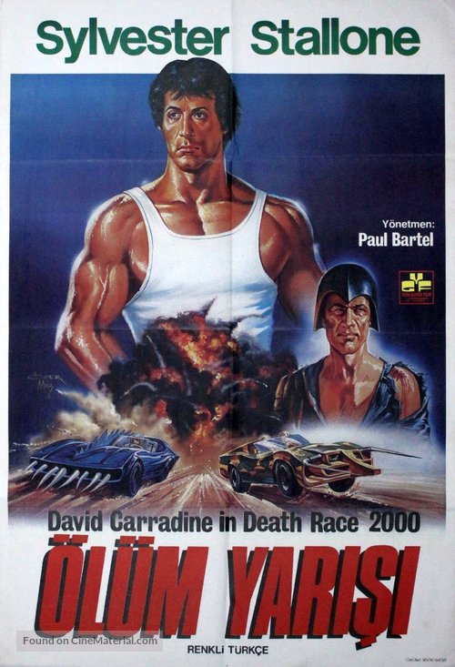 Death Race 2000 - Turkish Movie Poster