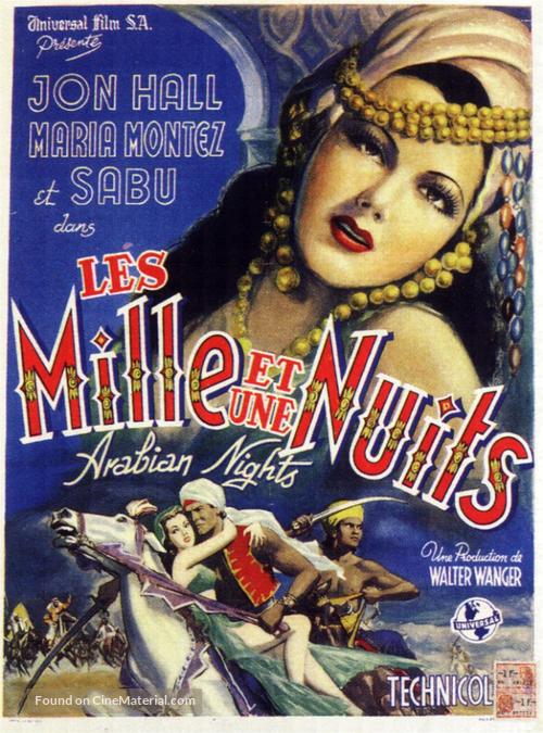 Arabian Nights - Belgian Movie Poster