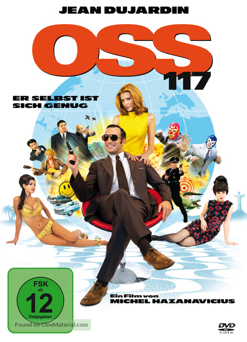 OSS 117: Rio ne repond plus - German DVD movie cover