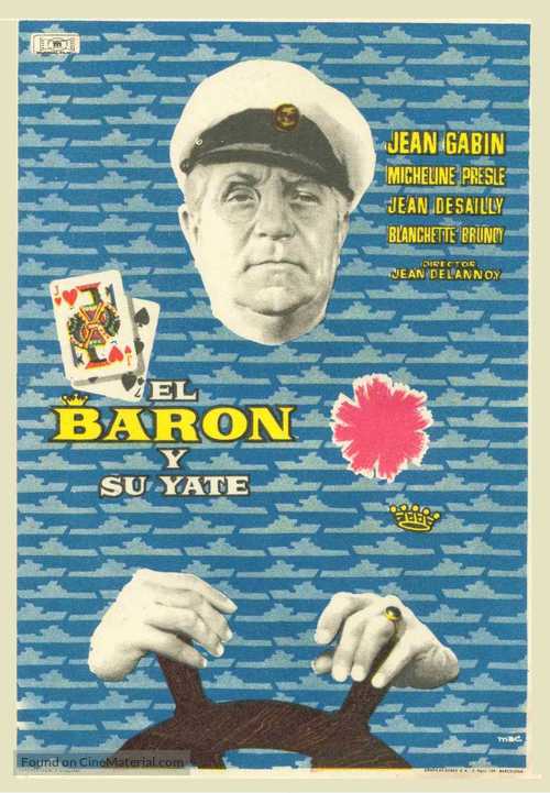 Le baron de l&#039;&eacute;cluse - Spanish Movie Poster