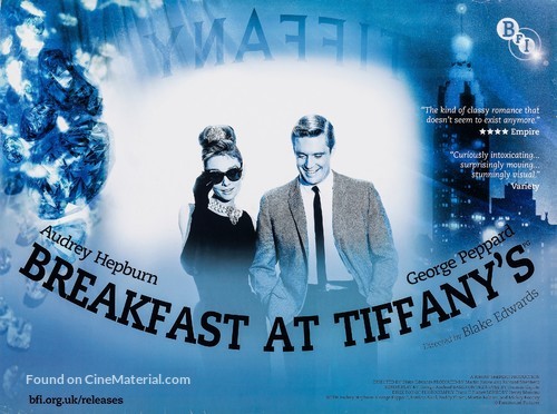 Breakfast at Tiffany&#039;s - British Re-release movie poster