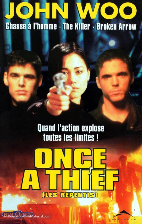 Once a Thief - French VHS movie cover