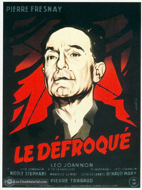 Le d&eacute;froqu&eacute; - French Movie Poster