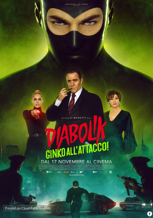 Diabolik - Ginko all&#039;attacco! - Italian Movie Poster