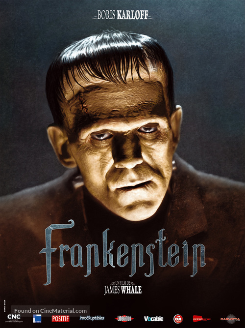 Frankenstein - French Re-release movie poster