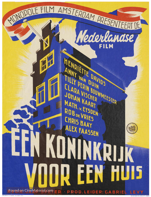 Een koninkrijk voor een huis - Dutch Movie Poster