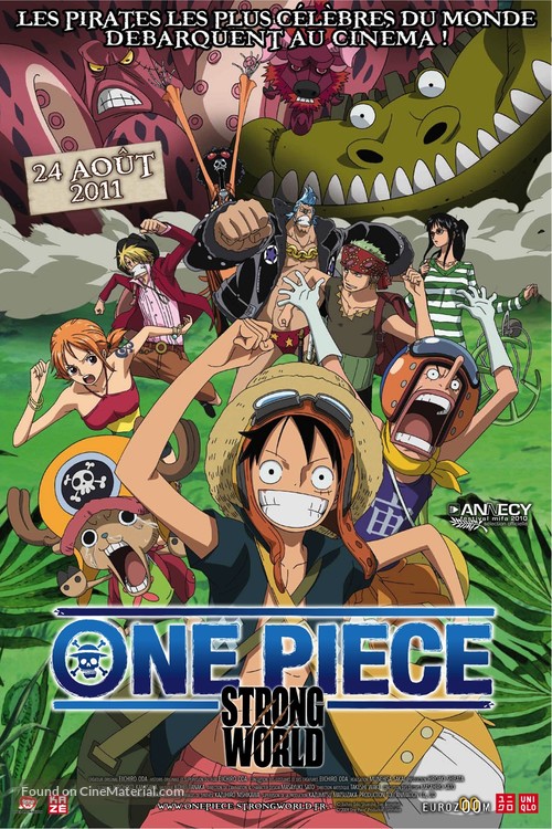 One Piece Film: Strong World - French Movie Poster