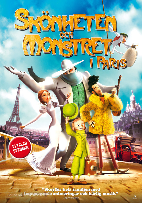 Un monstre &agrave; Paris - Swedish DVD movie cover
