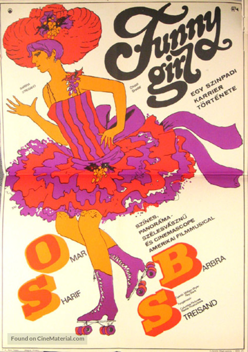 Funny Girl - Hungarian Theatrical movie poster
