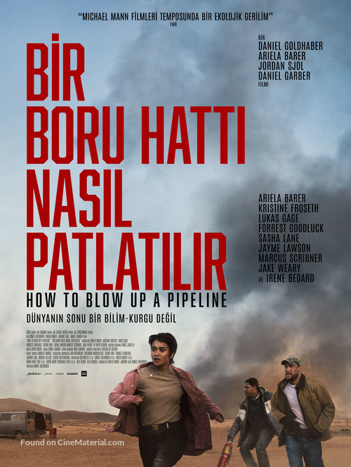 How to Blow Up a Pipeline - Turkish Movie Poster
