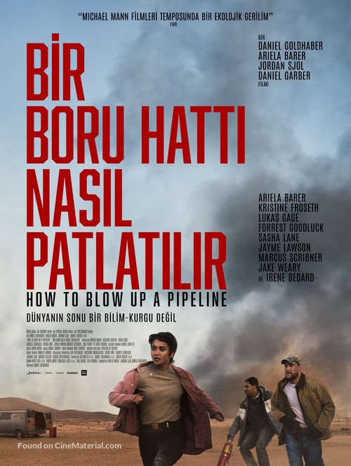 How to Blow Up a Pipeline - Turkish Movie Poster