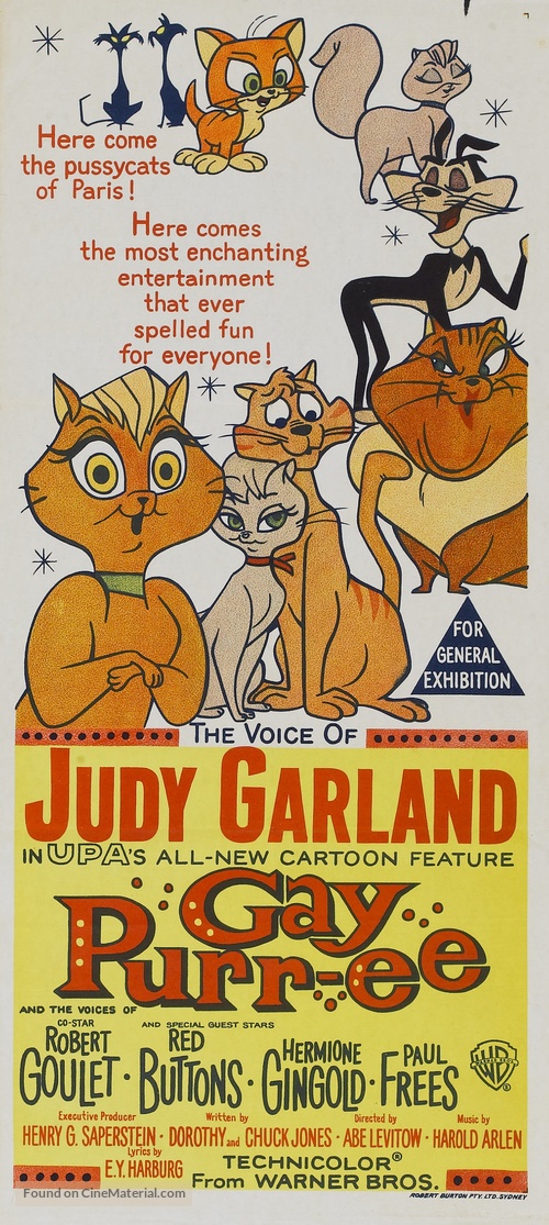 Gay Purr-ee - Australian Movie Poster