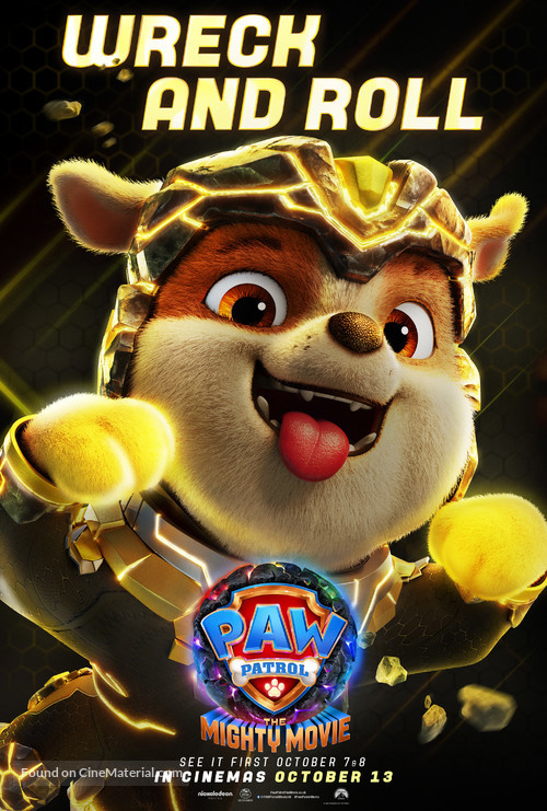 PAW Patrol: The Mighty Movie - British Movie Poster