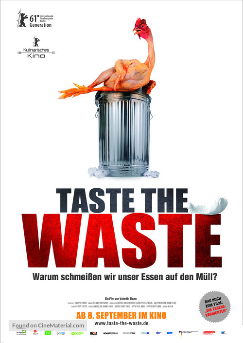 Taste the waste - German Movie Poster