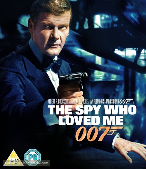 The Spy Who Loved Me - British Blu-Ray movie cover