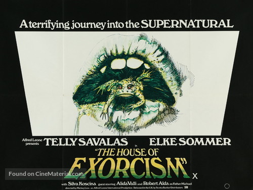 The House of Exorcism - British Movie Poster