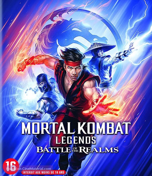 Mortal Kombat Legends: Battle of the Realms - French Blu-Ray movie cover