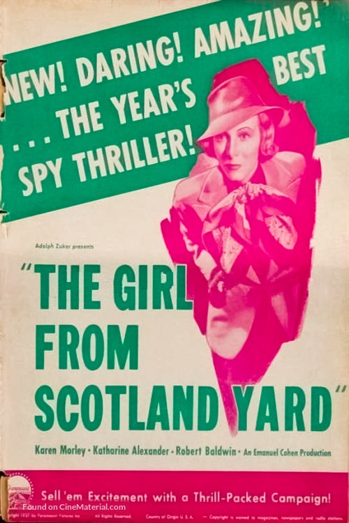 The Girl from Scotland Yard - poster