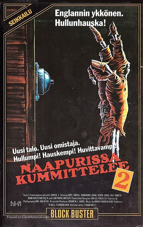 House II: The Second Story - Finnish VHS movie cover
