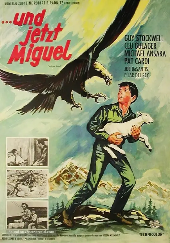 And Now Miguel - German Movie Poster