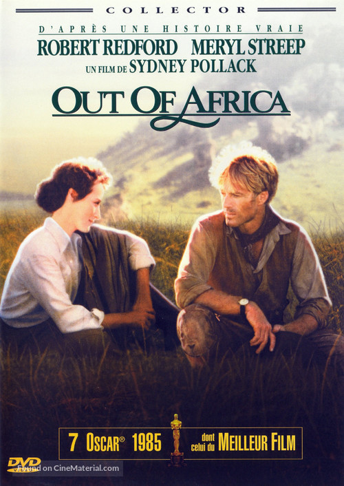 Out of Africa - French DVD movie cover