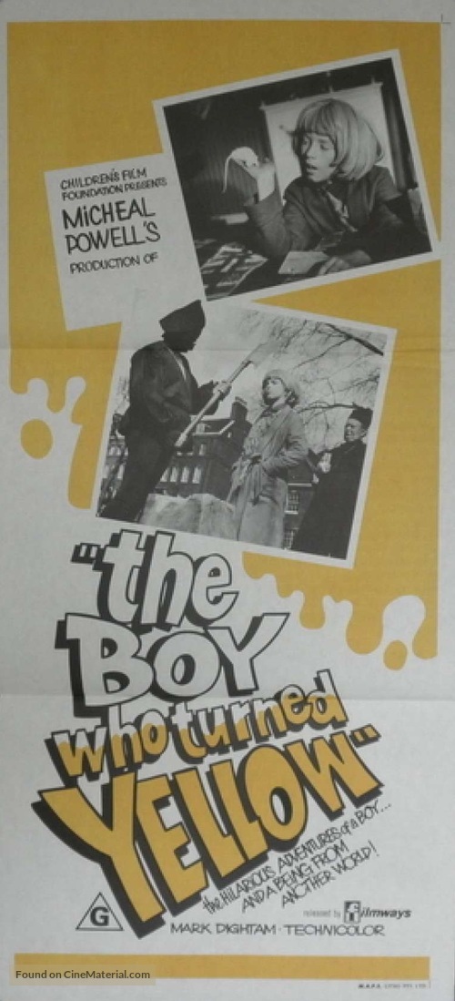 The Boy Who Turned Yellow - Australian Movie Poster