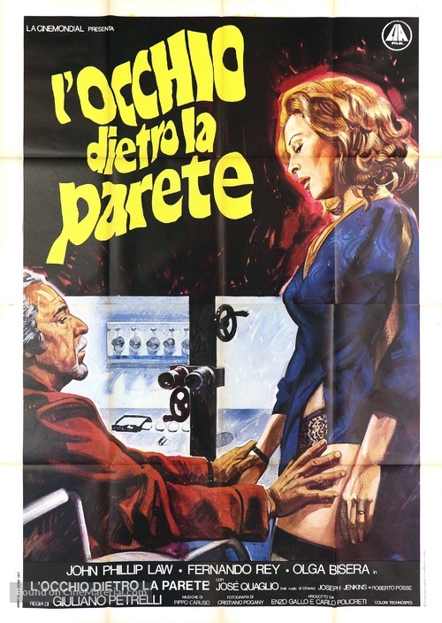 L&#039;occhio dietro la parete - Italian Movie Poster