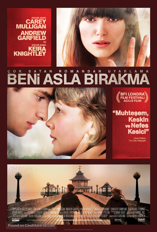 Never Let Me Go - Turkish Movie Poster