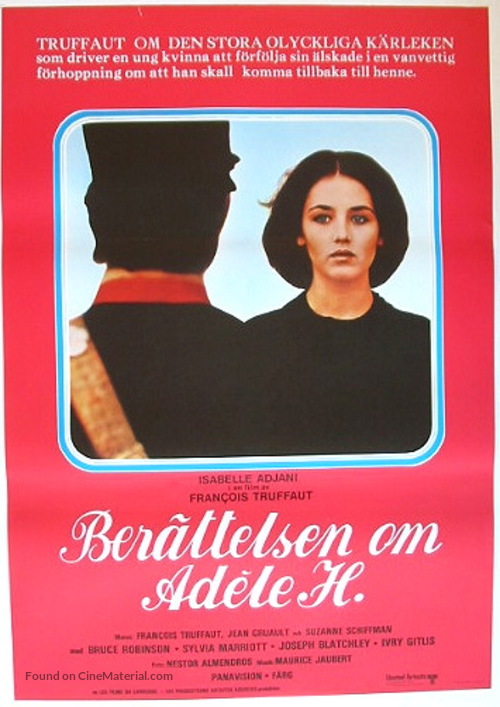 L&#039;histoire d&#039;Ad&egrave;le H. - Swedish Movie Poster