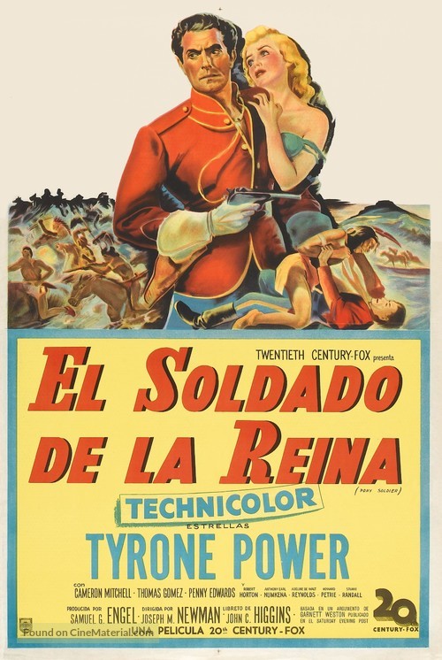 Pony Soldier - Argentinian Movie Poster