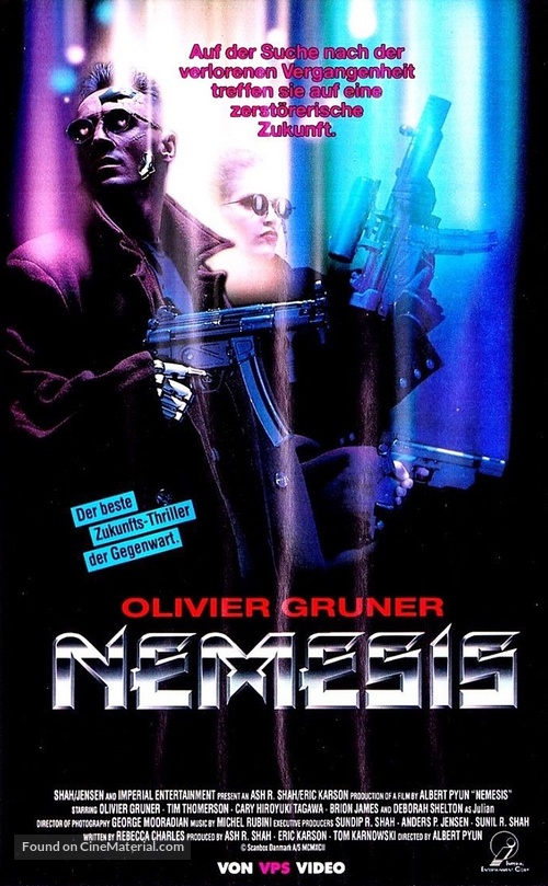 Nemesis - German VHS movie cover