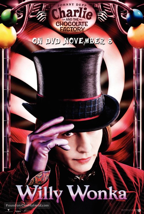 Charlie and the Chocolate Factory - Video release movie poster